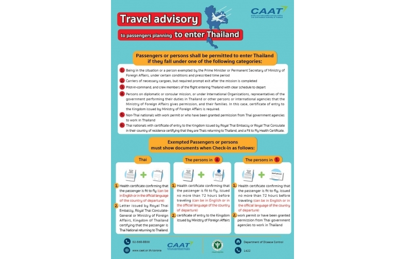 cdc travel advisory for thailand